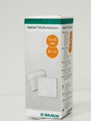 ASKINA Mullkompressen 5x5 cm